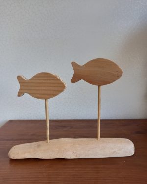 Poissons sur Bois Flotté